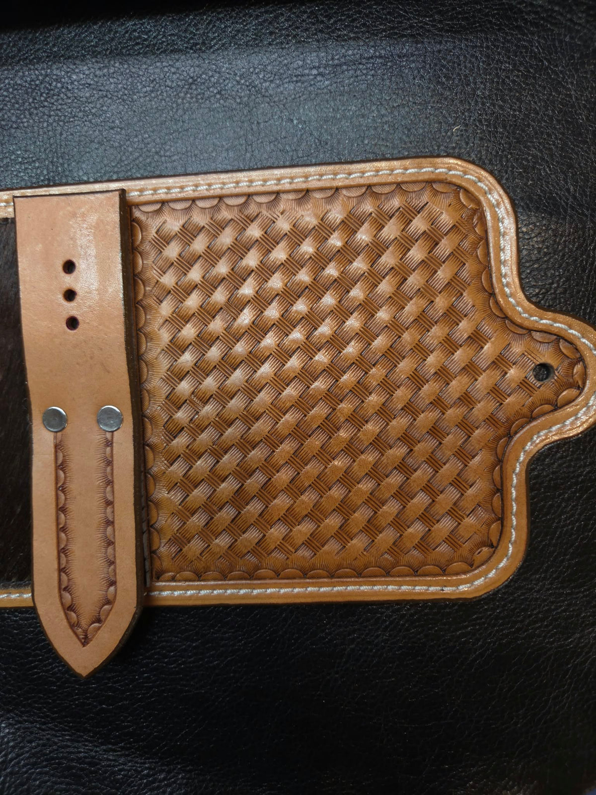Cowhide Buckle Holder