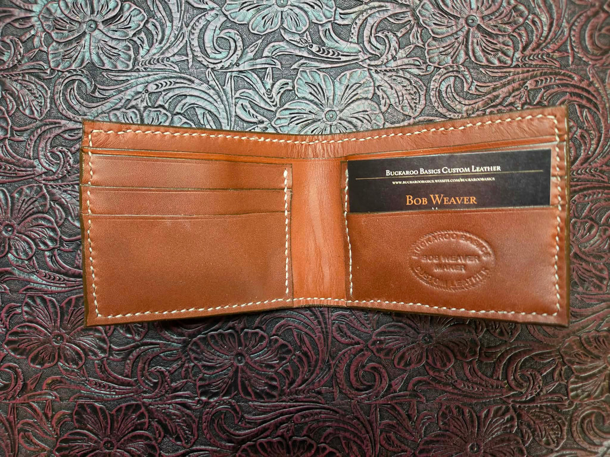 Men's Handmade Bifold Wallet 4