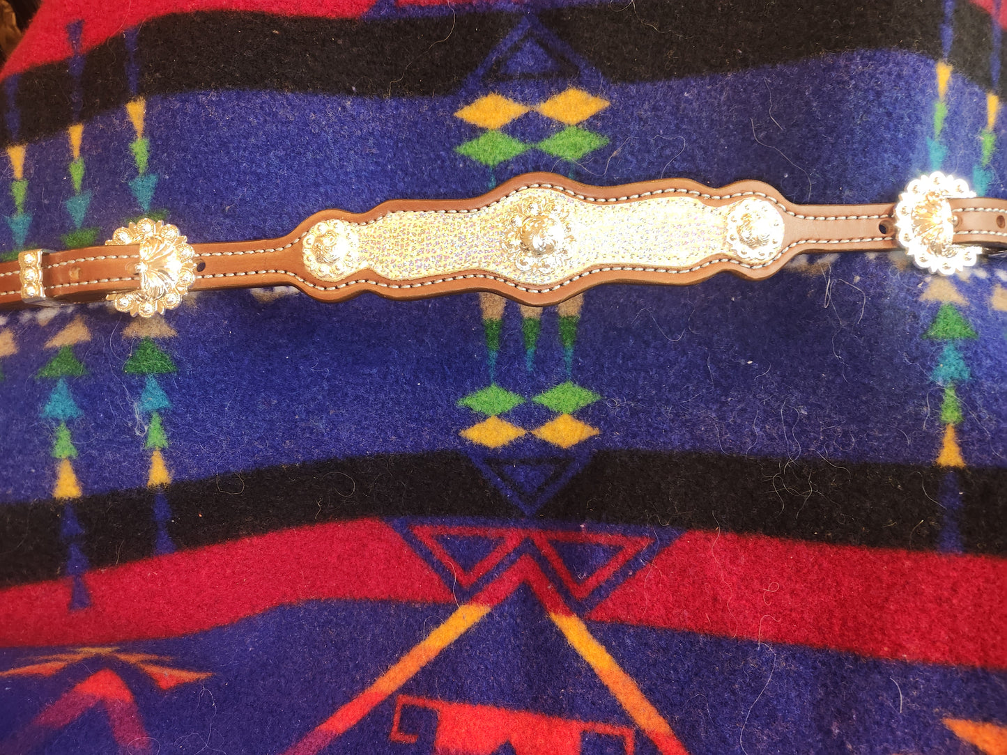 Custom Mongolian Long Hair tack set.